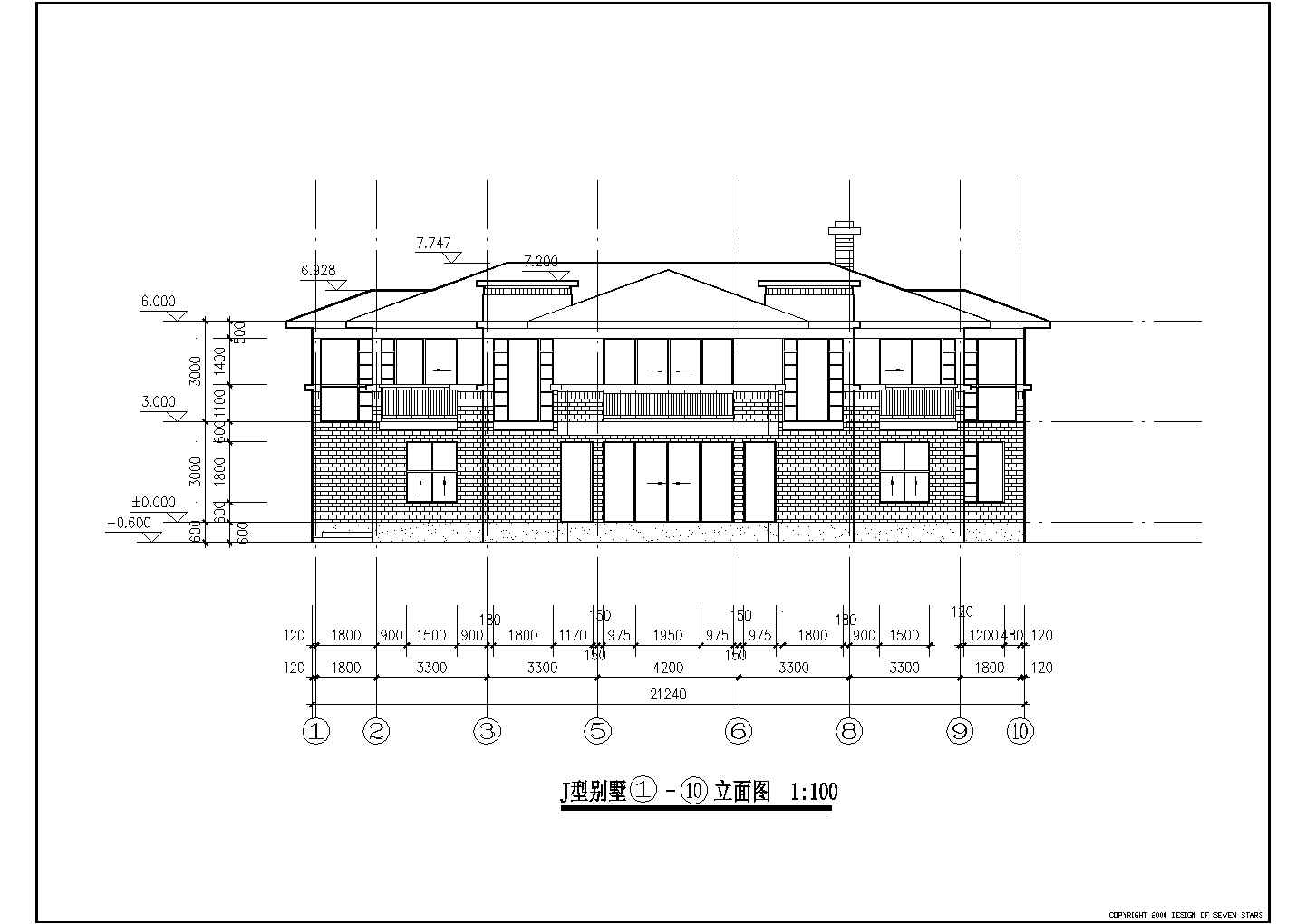 琦威力别墅建筑电气设计CAD全套施工图纸