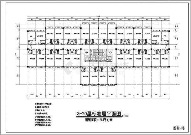 某地区重庆佳乐大厦CAD建筑方案图-图二