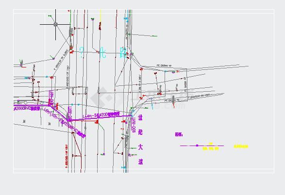 莫城市道路电力电信管线设计图纸-图二