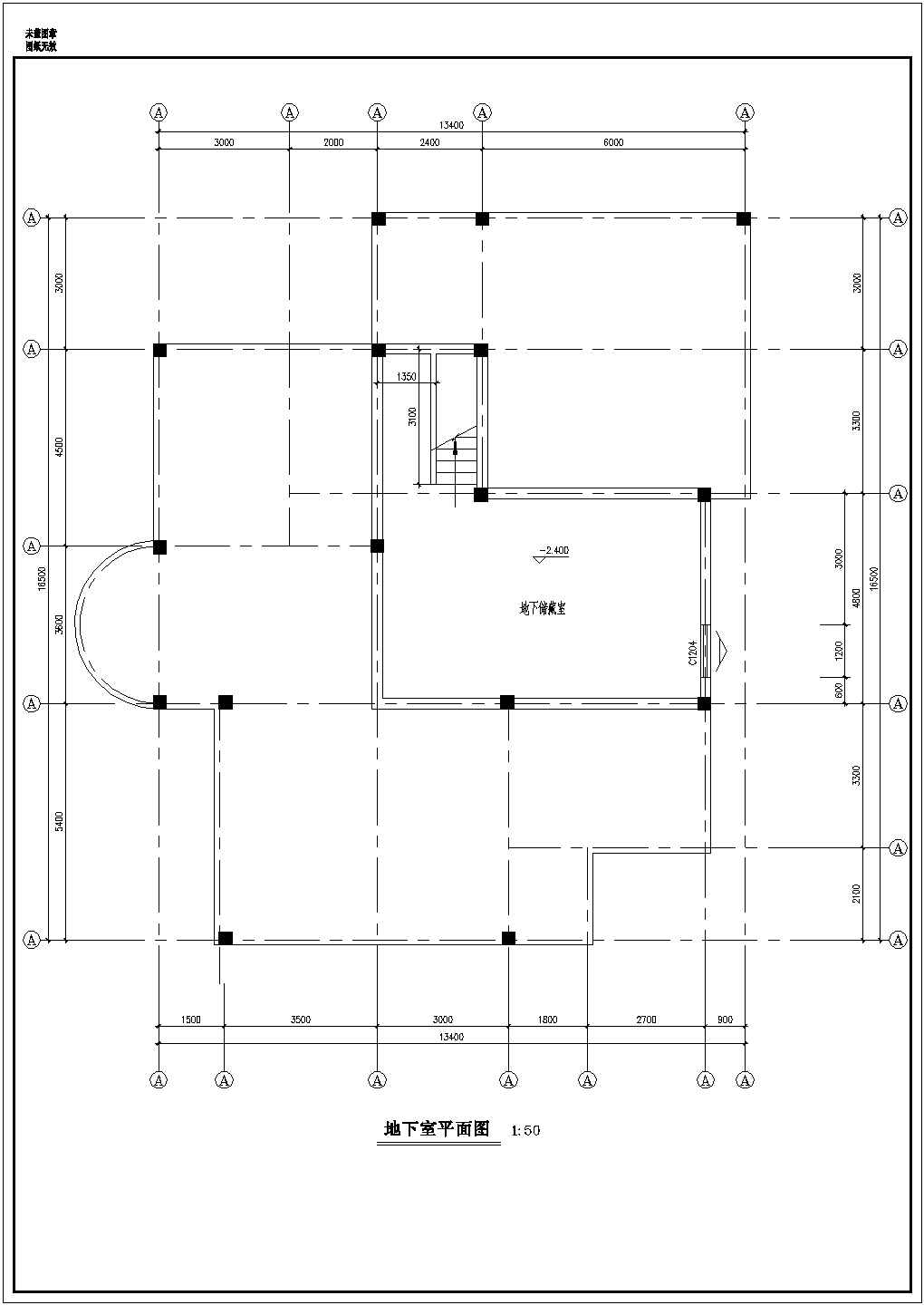 一套简单小型的二层别墅建筑设计图纸