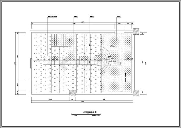 保利国际电影院装饰工程三号CAD图纸-图二