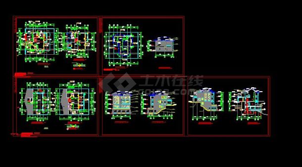 简单的小别墅全套建筑施工图（共5张）-图一