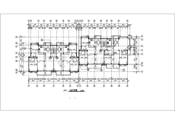 华庭5号楼建筑施工CAD设计图纸全套方案-图一