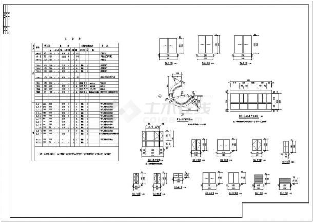 某高层单身公寓建筑施工CAD设计图纸-图二