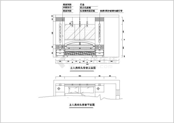 南京市室内家居装饰设计cad图纸-图一