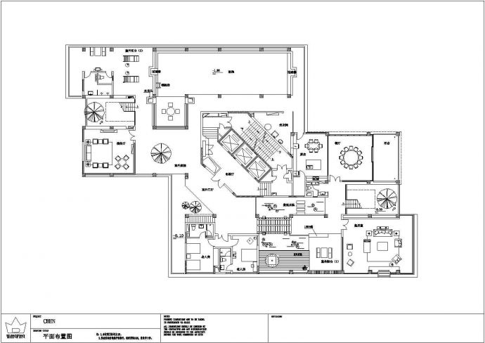 厦门某地家居装修CAD平面施工图_图1