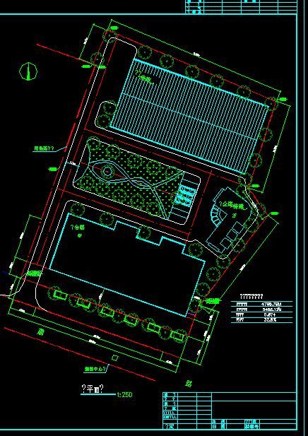 简单小型的招待所建筑cad施工图（节点详细）-图二