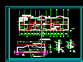 多层住宅楼建筑施工CAD设计方案图纸-图二
