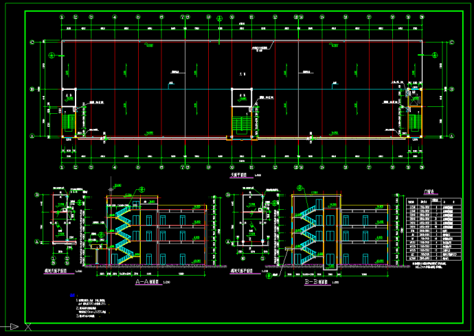 某地区某厂房设计cad建筑施工图纸_图1