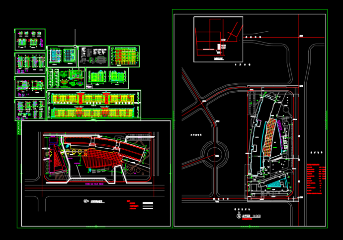 某地大型商务酒店建筑CAD图纸（含设计说明）_图1