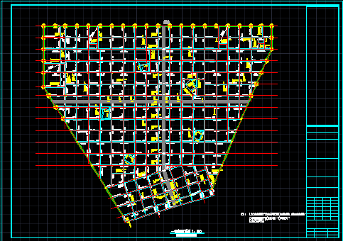 某市公共广场及地下停车场整套建设cad结构设计施工图纸_图1