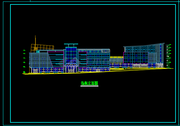 某地大型商场建筑CAD设计图（共6张）-图二