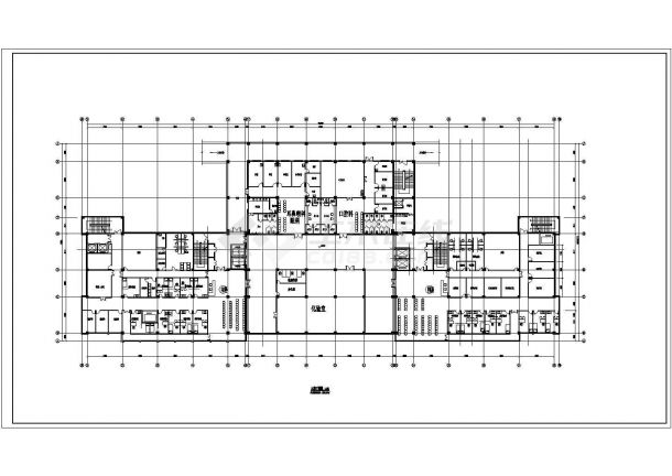 医院门诊楼平面建筑方案设计图-图二