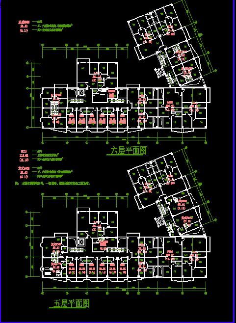 简单小型的时代广场平面建筑图（共8张）-图二