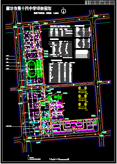 某学校总建筑面积287121平方米规划CAD设计图纸_图1