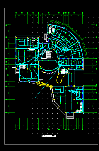 某会所全套详细电气设计施工CAD图纸-图二
