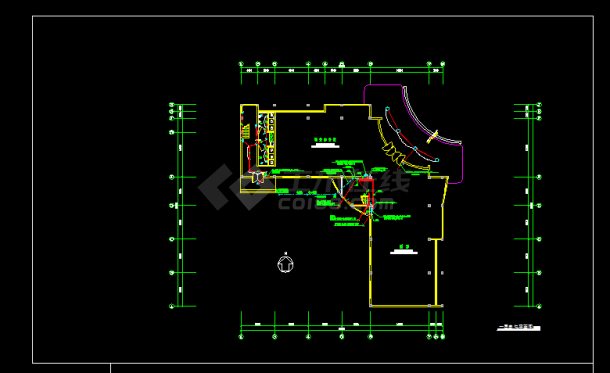 某小区所全套详细电气设计施工CAD图-图二