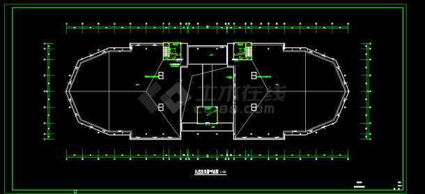 食堂全套详细电气设计与施工CAD图-图二