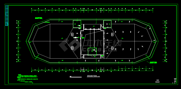 食堂全套详细电气设计施工CAD图-图二