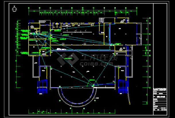 某学校食堂全套详细电气设计及施工CAD图-图二