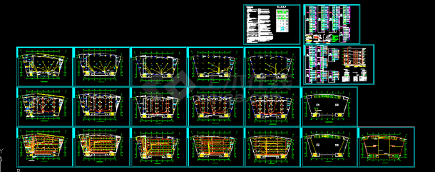 食堂综合楼全套详细电气设计及施工CAD图纸-图一