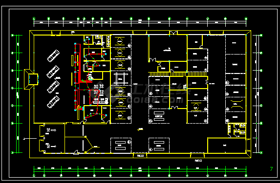 东风本田展厅全套详细电气设计施工CAD图-图二