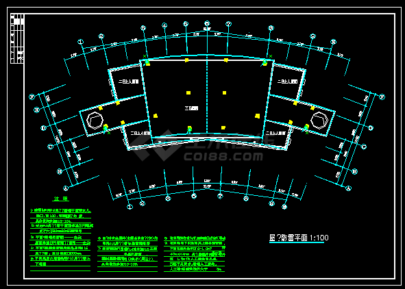 会所电气成套详细电气设计施工CAD图-图二