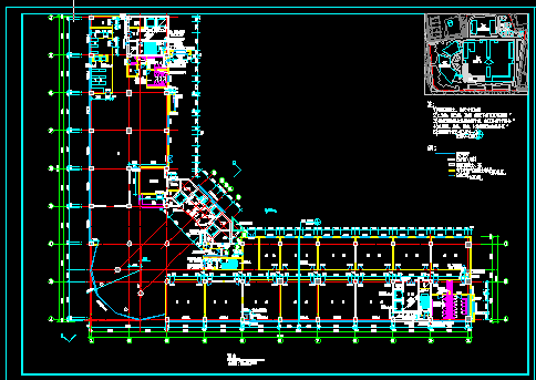 四星级酒店建筑施工全套CAD设计图纸方案-图二
