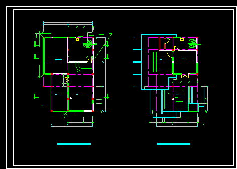 索道上部站茶室建筑施工CAD全套设计图纸方案