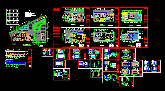 某住宅全套建筑施工CAD设计图纸方案_图1