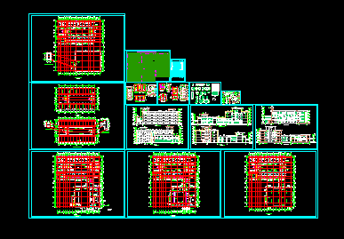 多层宿舍楼建筑施工CAD设计图纸全套_图1