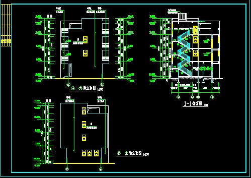 某私人别墅建筑结构CAD详图带效果图-图二