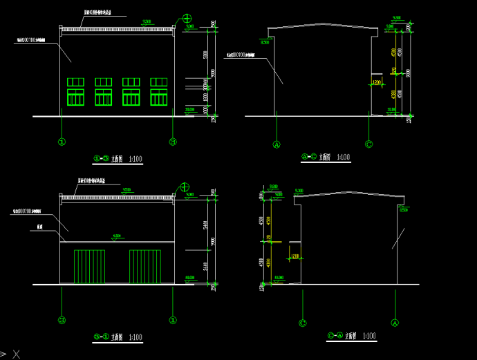 某地域某厂房设计cad建筑施工图纸_图1