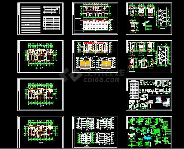 精美实用的别墅建筑施工图（全套）-图一