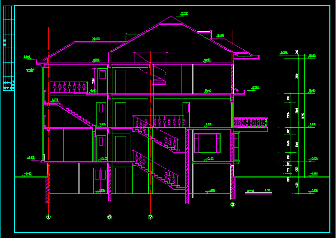 某100例室内平面别墅建筑CAD图纸_图1