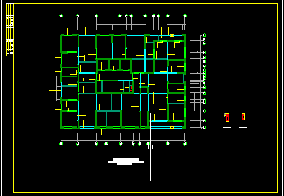 41层纯剪力墙住宅楼结构设计cad施工图纸_图1