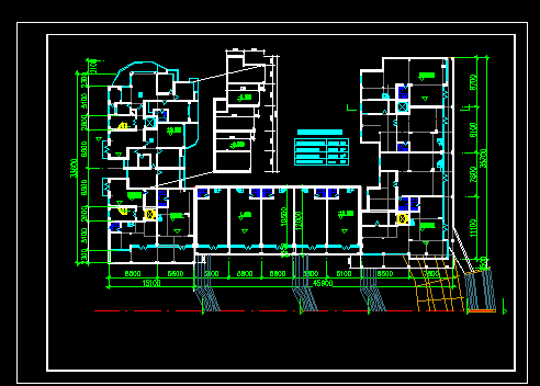 某新村高层住宅建筑施工CAD全套设计图纸-图二