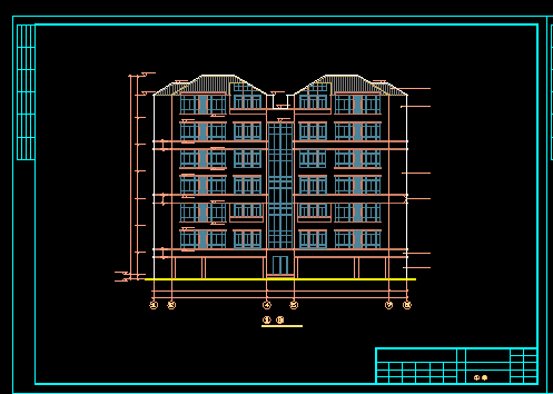 复式公寓建筑施工CAD设计全套图纸方案-图二