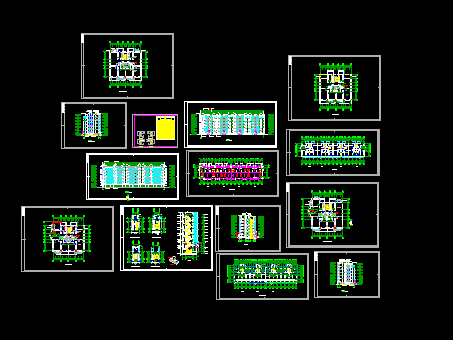 带地下车库高层住宅建筑施工CAD设计图纸-图一