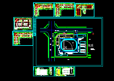 底商住宅楼建筑施工CAD全套设计图纸-图一