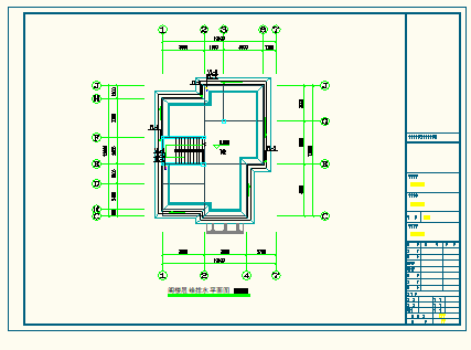 某公司工程给排水设计施工CAD图纸-图二