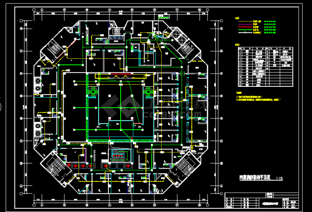 某大型娱乐场所消防报警全套详细电气设计施工CAD图-图二