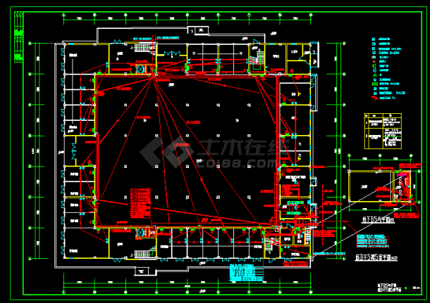 某菜场全套详细电气设计施工CAD图-图二
