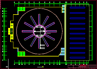 沈阳航空学院体育馆CAD电气施工设计图-图二