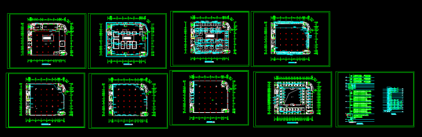 某商场全套详细电气设计施工CAD图-图一