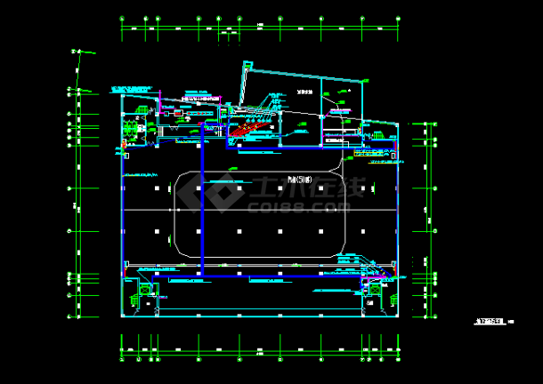 某商场全套详细电气设计及施工CAD图-图二