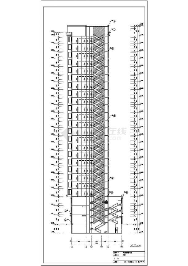 某24层商住宅剪力墙结构施工图-图二