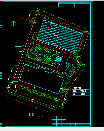 招待所施工及设计方案全套CAD平面图-图二