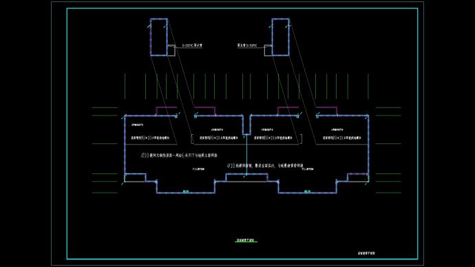 五层住宅楼电气设计详细施工cad图纸_图1
