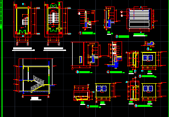 某大学学生宿舍楼建筑CAD施工设计图-图二